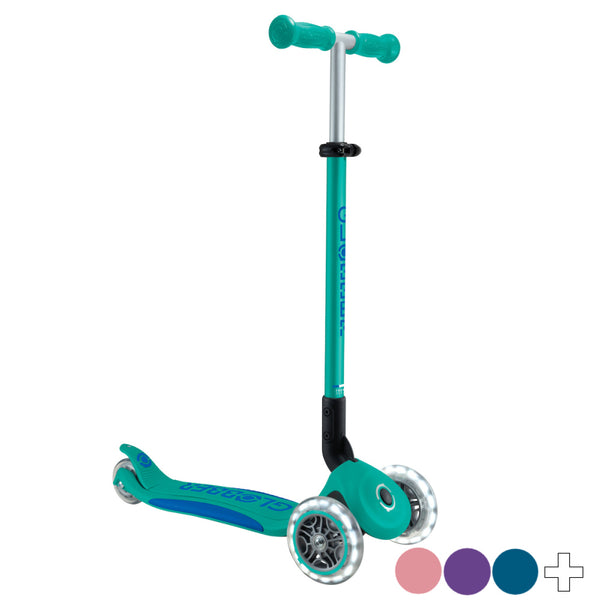 Globber-3-Wheel-Primo-Foldable-Plus-Light-Up-Scooter-Colour-Options