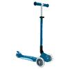 Globber-3-Wheel-Primo-Foldable-Plus-Light-Up-Scooter-Petrol-Blue-Front-Image