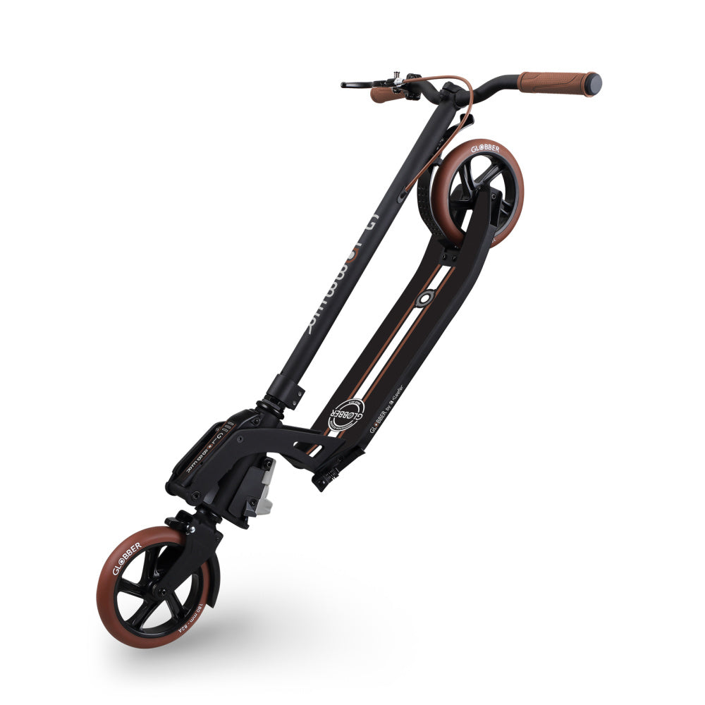 Globber-ONE-K-180-Deluxe-Scooter-Vintage-Black-Folded