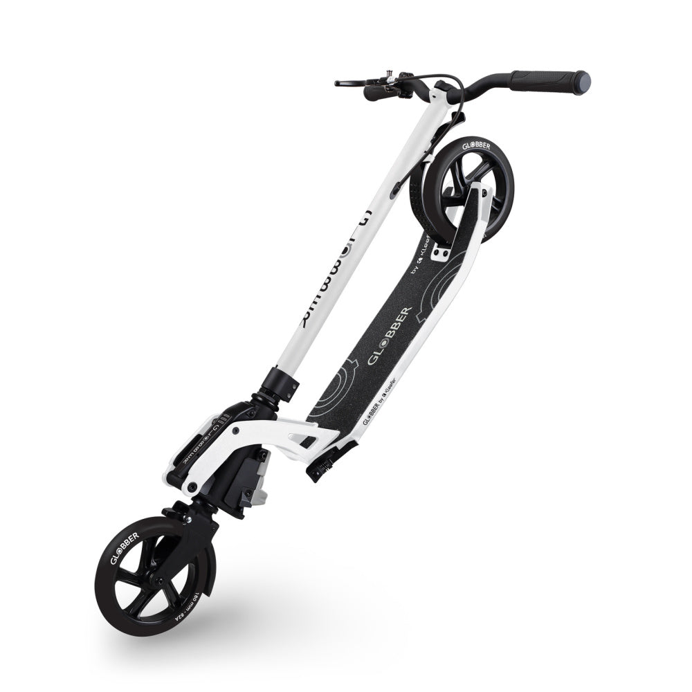 Globber-ONE-K-180-Deluxe-Scooter-Vintage-White-Folded