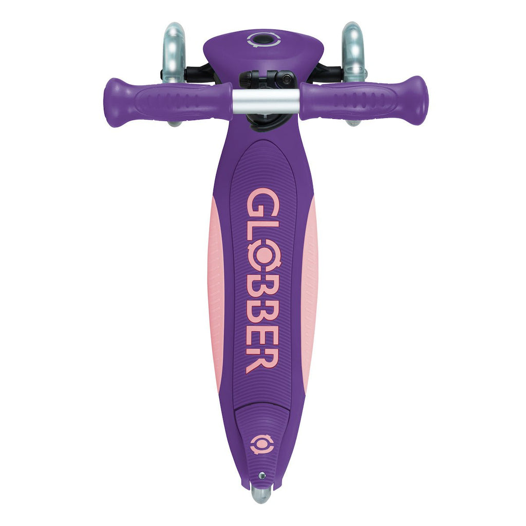 Globber-3-Wheel-Primo-Foldable-Plus-Light-Up-Scooter-PurpleTop