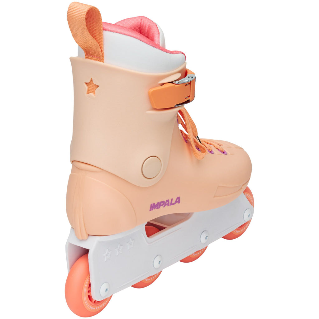 Impala-Lightspeed-Apricot-Inline-Skate-Facing-Away