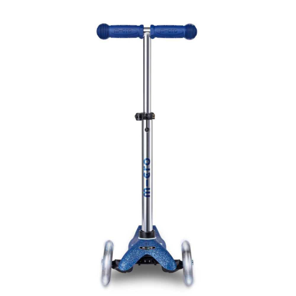 Micro-Mini-Deluxe-Glitter-Scooter-Blue-Front-View