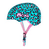 Moxi-Helmet-Blue-Leopard-Side