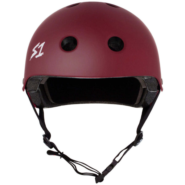 S-ONE-Lifer-Helmet-Maroon-Front