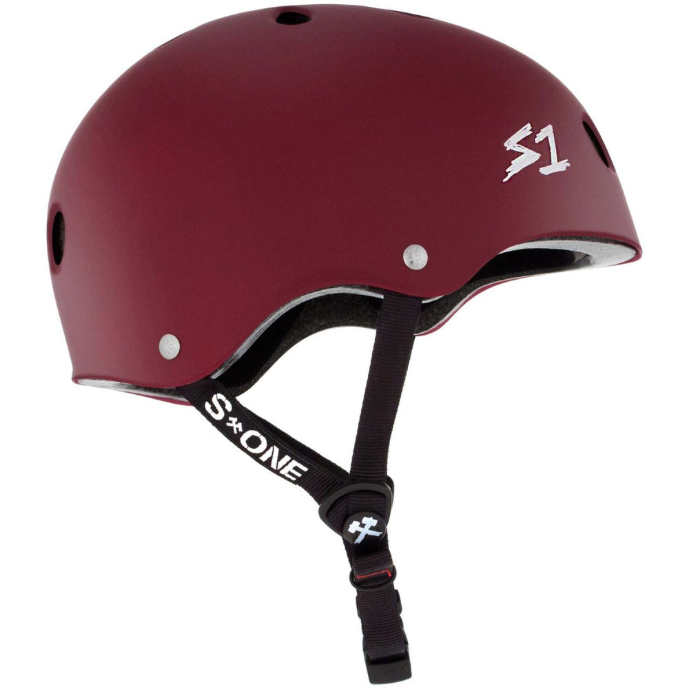 S-ONE-Lifer-Helmet-Maroon-Side