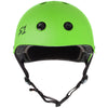 S-One-Certified-Bike-Skate-Scooter-Helmet-Bright-Green-Front