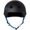 S-One-Lifer-Helmet-Matte-Black-With-Cyan-Straps-Front