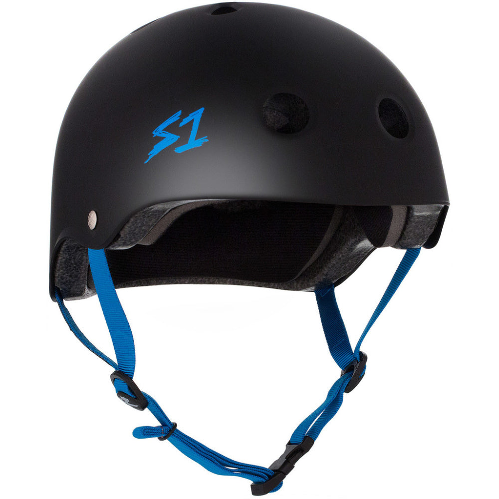 S-One-Lifer-Helmet-Matte-Black-With-Cyan-Straps