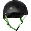 S-One-Lifer-Helmet-Matte-Black-With-Green-Straps