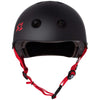 S-One-Lifer-Helmet-Matte-Black-With-Red-Straps-Front