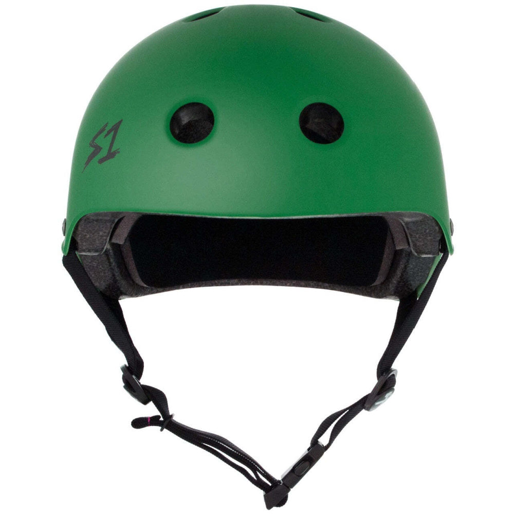 S-One-Lifer-Helmet-Matte-Kelly-Green-Front