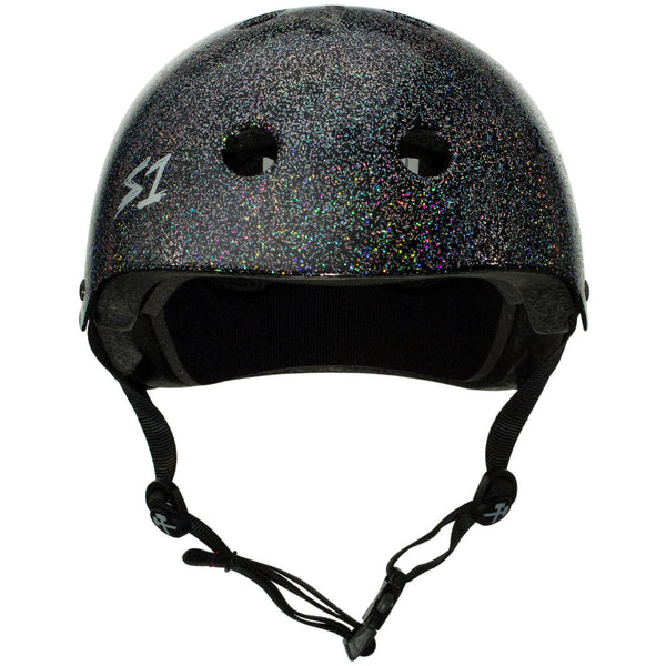 S-One-Lifer-Helmet_-_Black-Glitter-Front