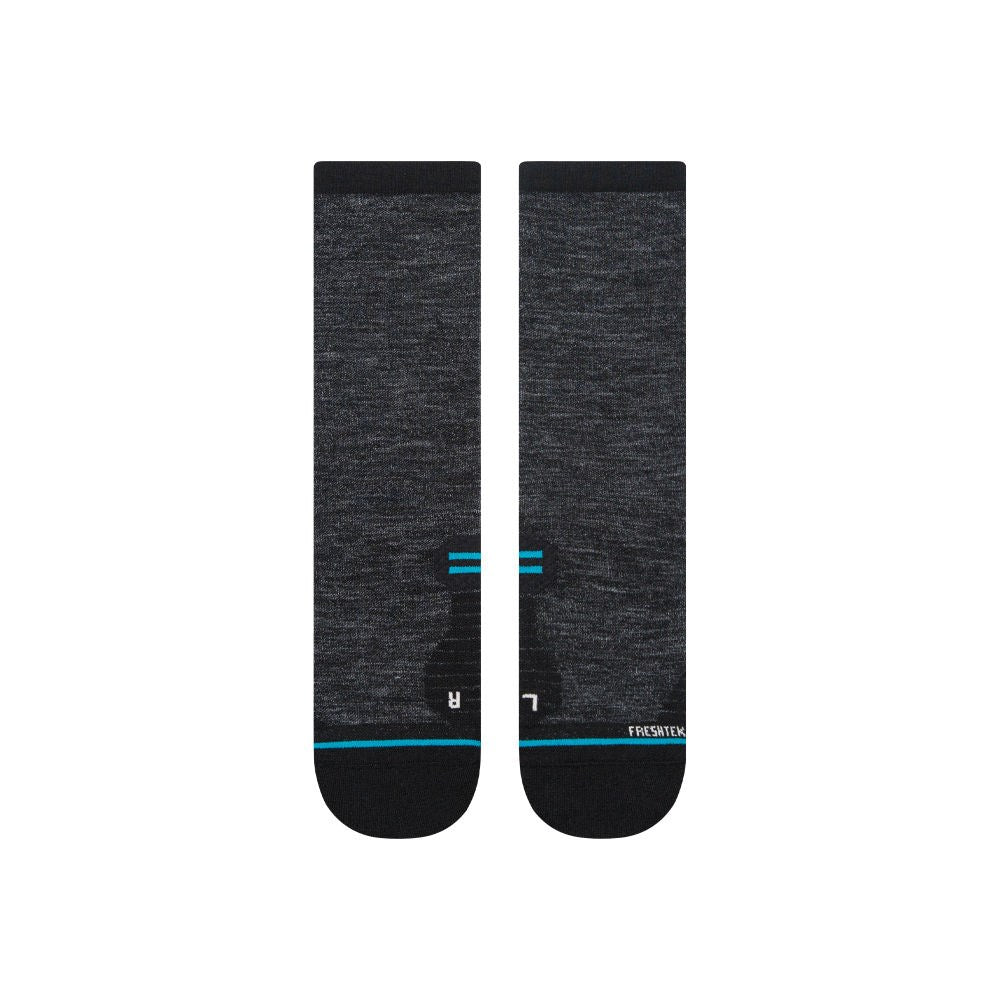 Stance-Run-Light-Black-Socks-Pair-Flat-View