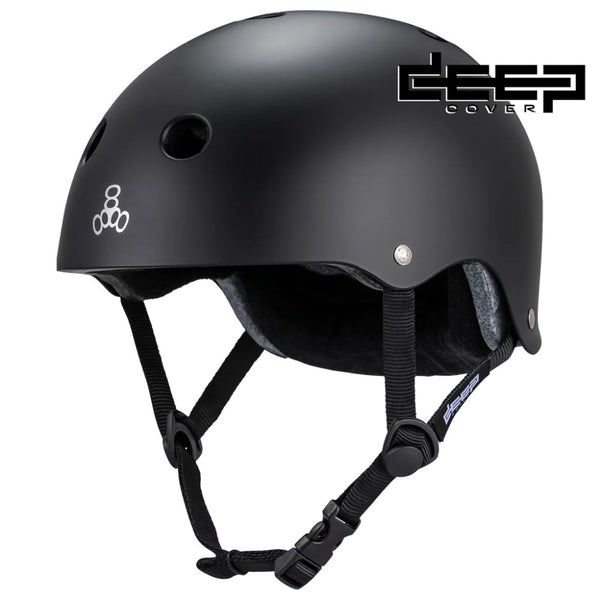 TRIPLE-8-Deep-Cover-Helmet-Matte-Black
