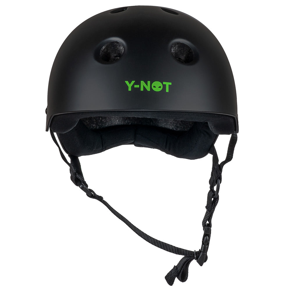 Y-Not-ATS-Skate-Helmet-Black-Front-View