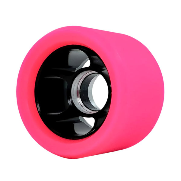 bont-royal-assassin-roller-skate-wheels-59/38mm-96a-Pink-Black-Angle