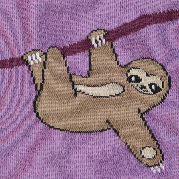 SOCK -T-TO-ME-Knee-High-Womens-Sloth-detail