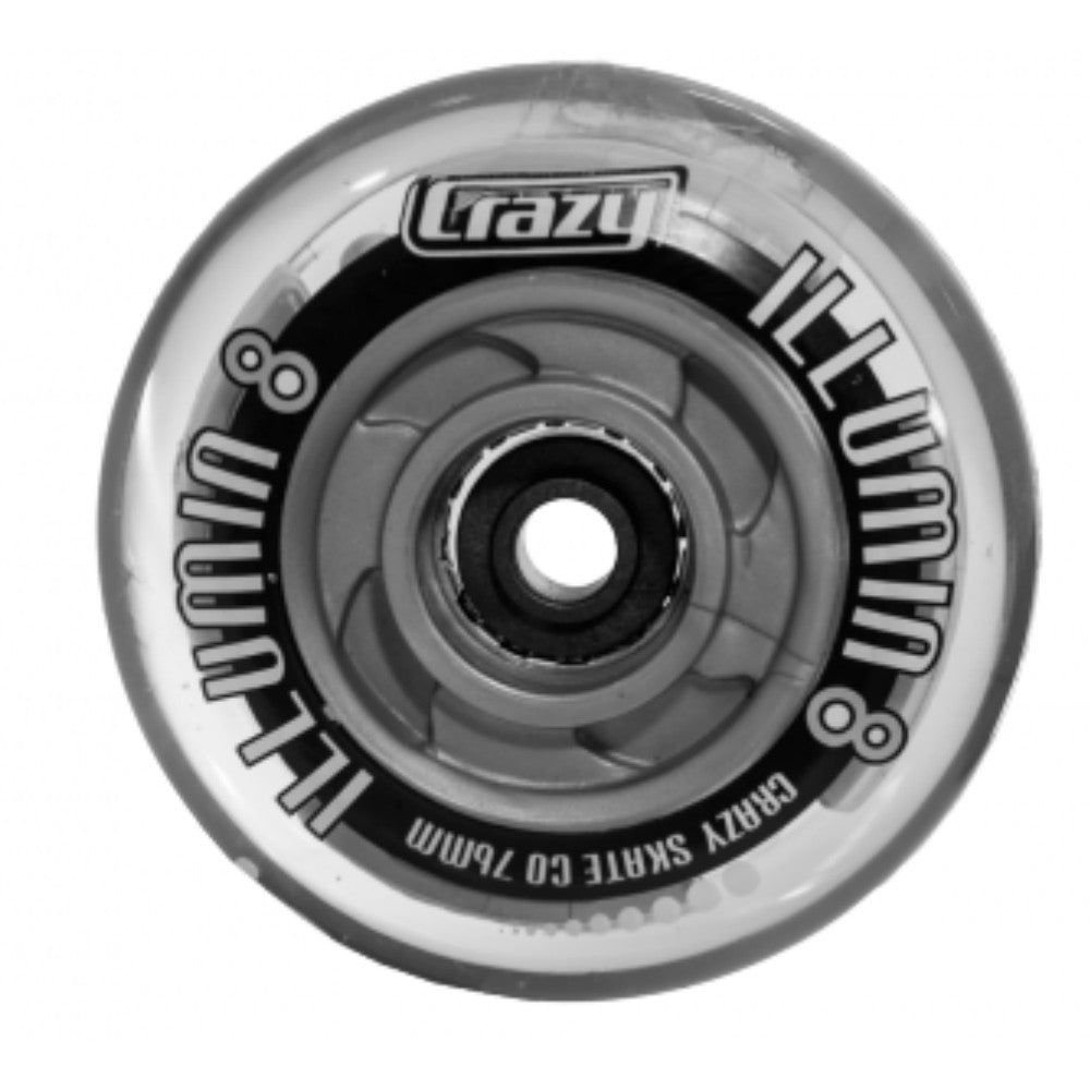 CRAZY Illumin8 LED Inline Skate Wheel I Bayside Blades